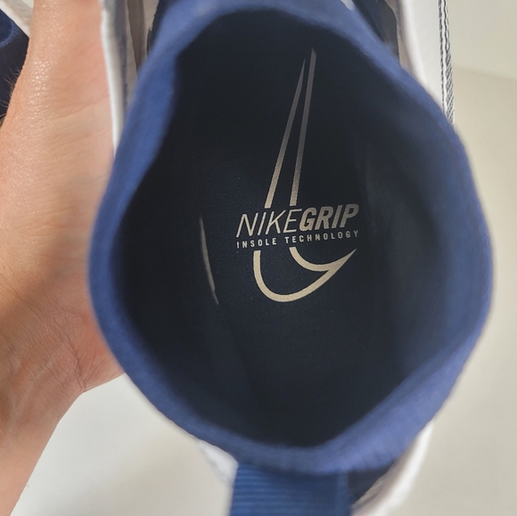 Nike Vapor 360 Edge Pro Football Cleats White Navy CV6345-102 Men’s Size 16 - Picture 10 of 11